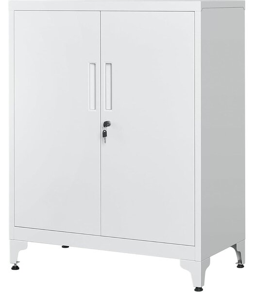 Ormar za dokumente, 40 x 80 x 90 cm, mat sive boje | SONGMICS
