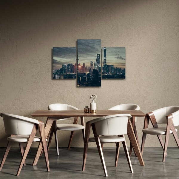 Slika grada u sumrak (90x60 cm)