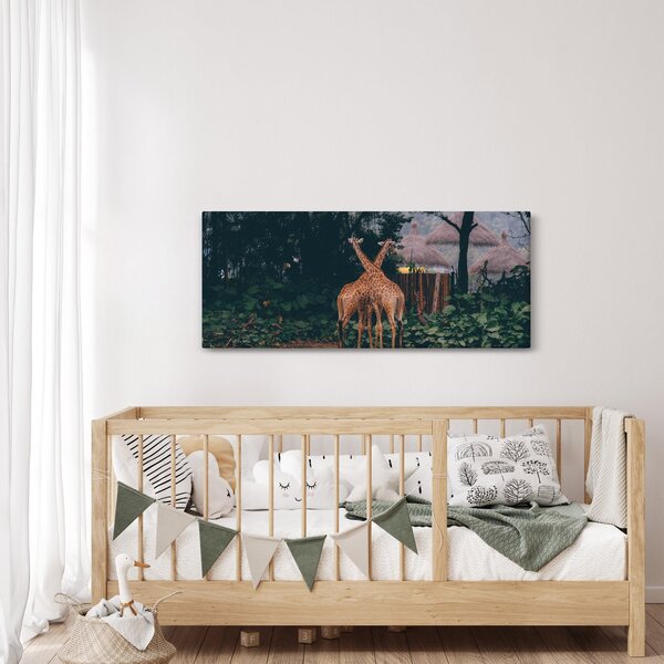 Slika dviju žirafa (120x50 cm)