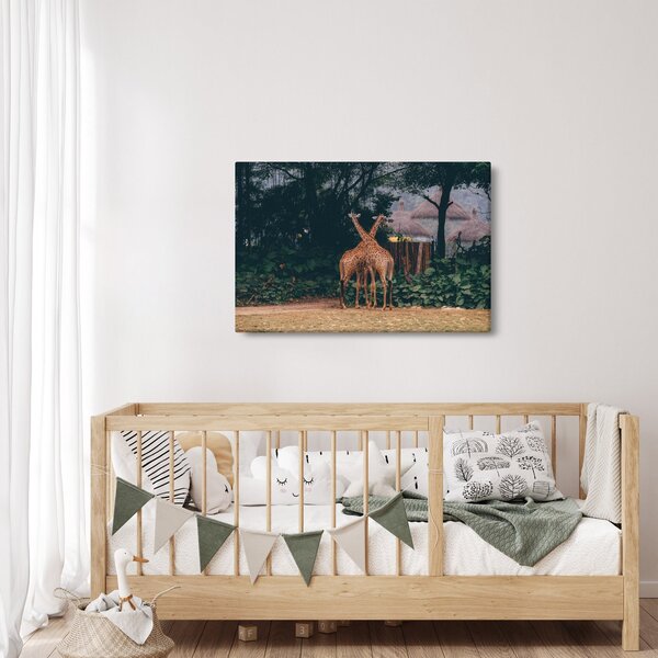Slika dviju žirafa (90x60 cm)