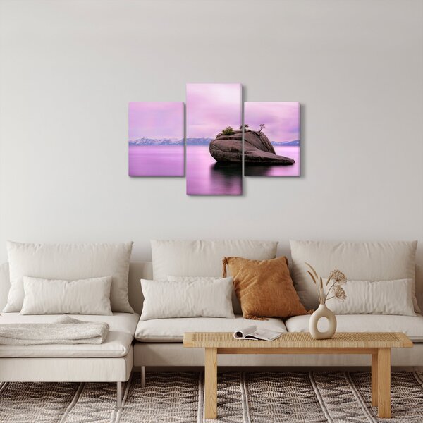 Slika kamena u moru (90x60 cm)