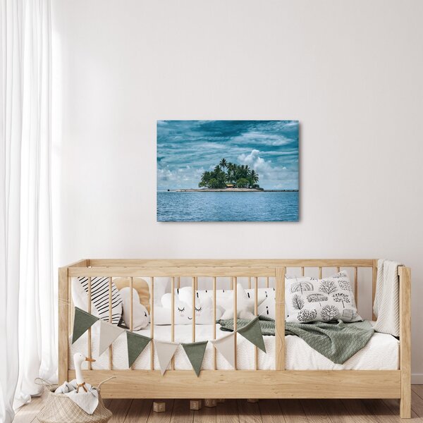 Slika - otok u moru (70x50 cm)