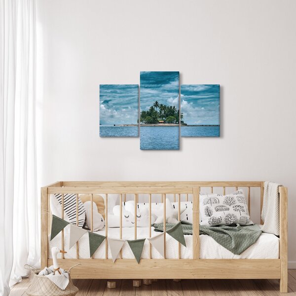 Slika - otok u moru (90x60 cm)