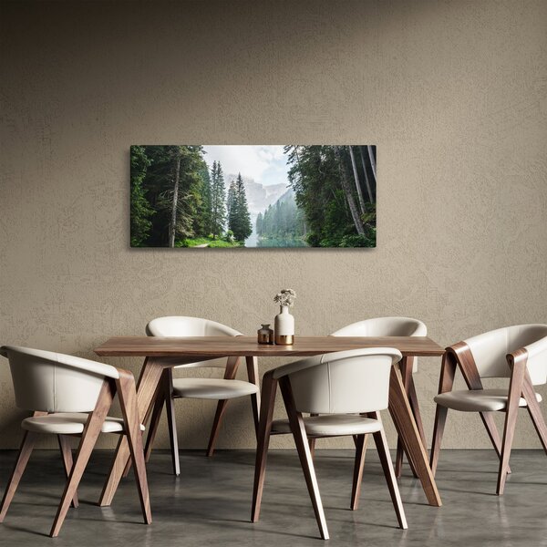 Slika šumskog jezera (120x50 cm)
