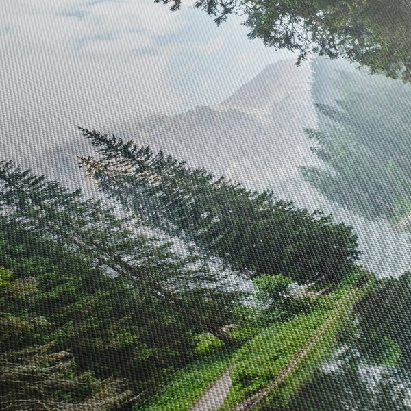Slika šumskog jezera (120x50 cm)