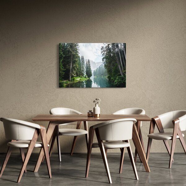 Slika šumskog jezera (90x60 cm)