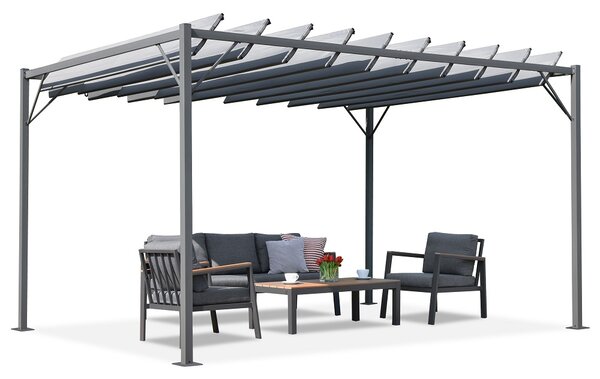 Antracit terasa pergola Malaga 3x4m Garden Point