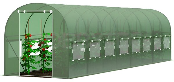 Kvalitetni vrtni plastenik 3 x 8 m