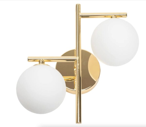 Elegantna zidna lampa 25W za interijer Crno