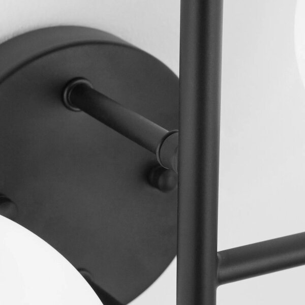 Elegantna zidna lampa 25W za interijer Crno