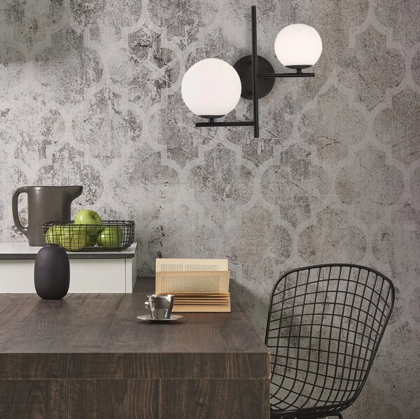 Elegantna zidna lampa 25W za interijer Crno