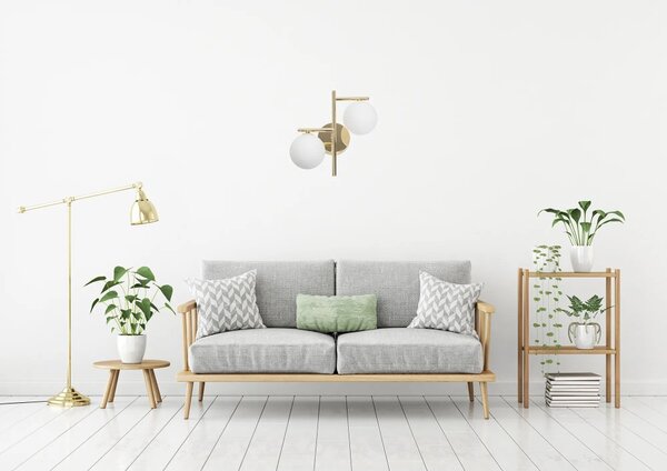 Elegantna zidna lampa 25W za interijer Crno
