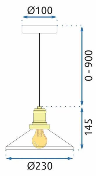 Stropni luster APP1172-1CP White