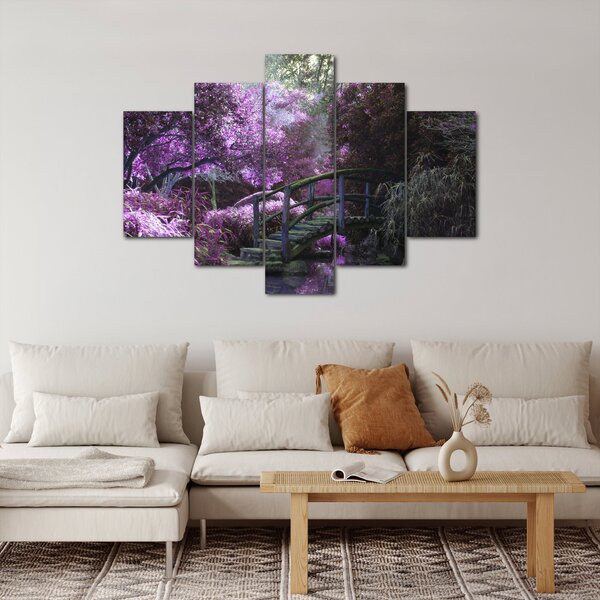Slika ljubičastog vrta (150x105 cm)