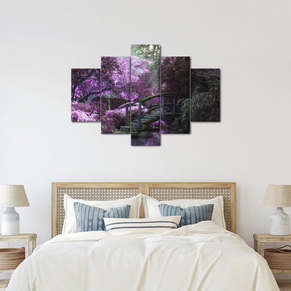 Slika ljubičastog vrta (150x105 cm)