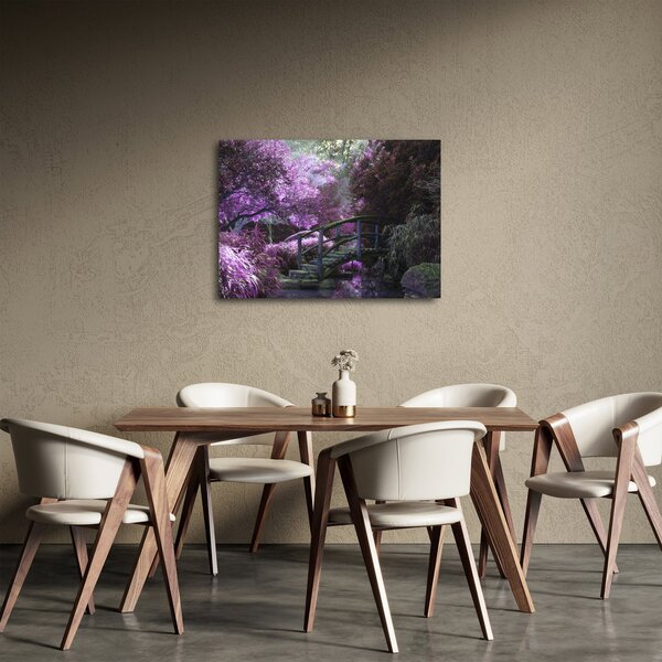 Slika ljubičastog vrta (70x50 cm)
