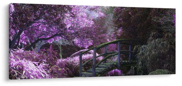 Slika ljubičastog vrta (120x50 cm)