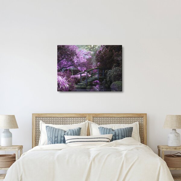 Slika ljubičastog vrta (70x50 cm)