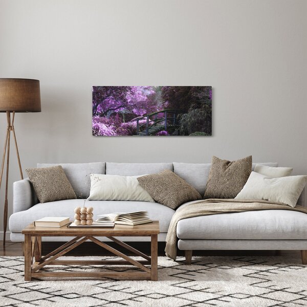 Slika ljubičastog vrta (120x50 cm)