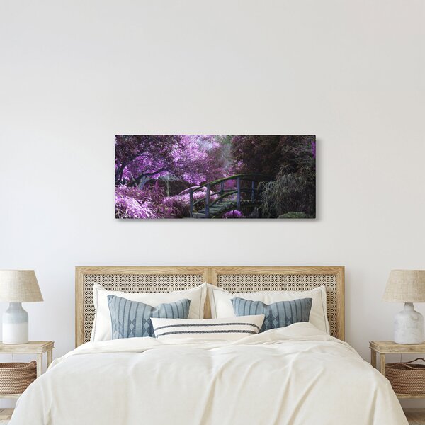 Slika ljubičastog vrta (120x50 cm)