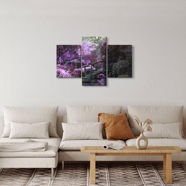 Slika ljubičastog vrta (90x60 cm)