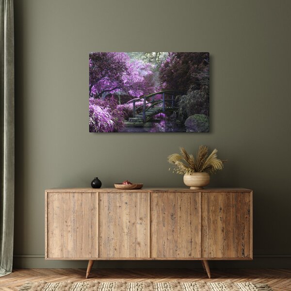 Slika ljubičastog vrta (90x60 cm)