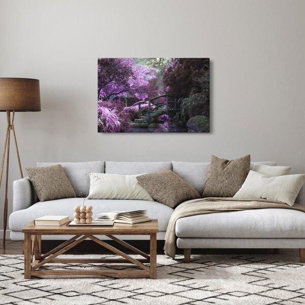 Slika ljubičastog vrta (90x60 cm)
