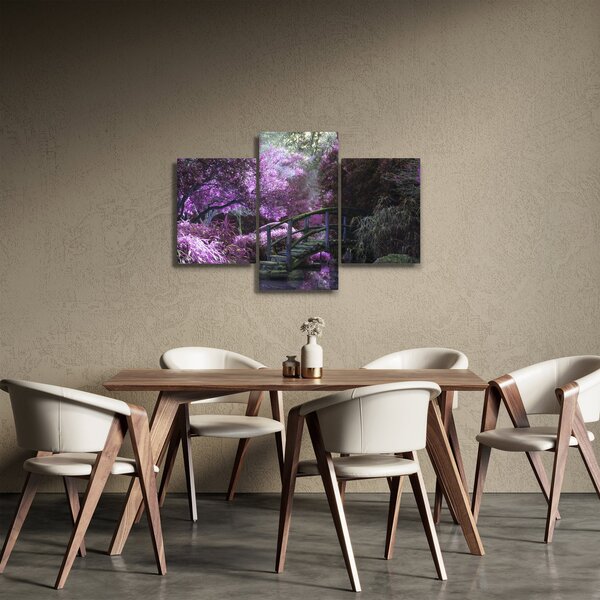 Slika ljubičastog vrta (90x60 cm)