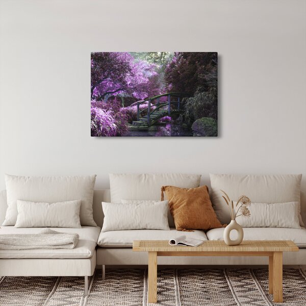Slika ljubičastog vrta (90x60 cm)
