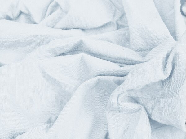 Jersey plahta ledeno plava 180 x 200 cm