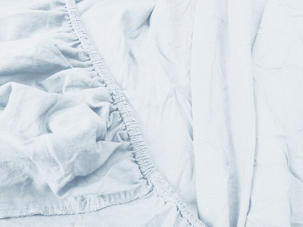 Jersey plahta ledeno plava 180 x 200 cm