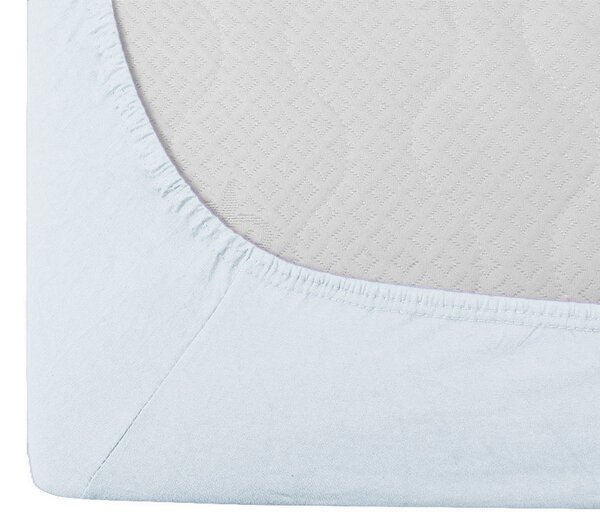 Jersey plahta ledeno plava 180 x 200 cm