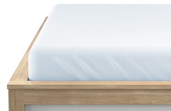 Jersey plahta ledeno plava 180 x 200 cm