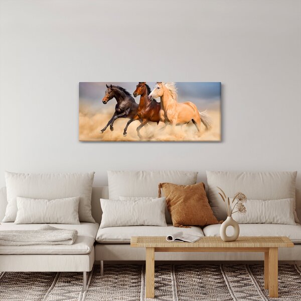 Slika - Divlji konji (120x50 cm)