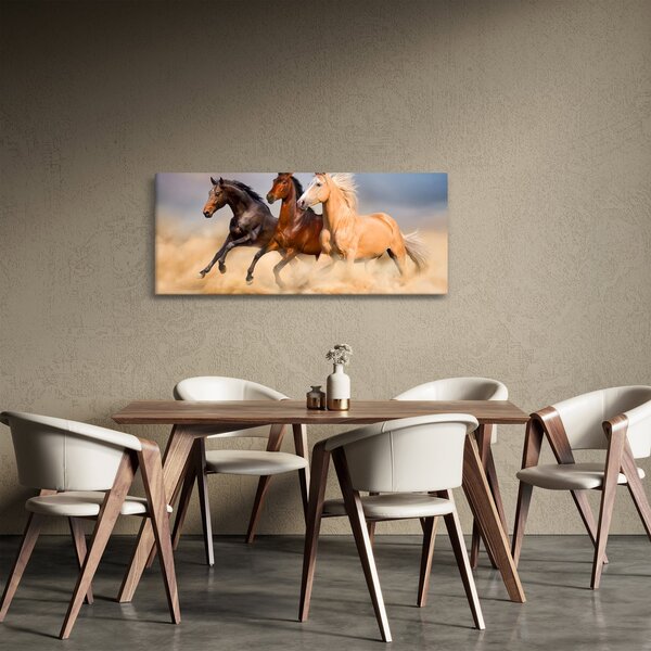 Slika - Divlji konji (120x50 cm)