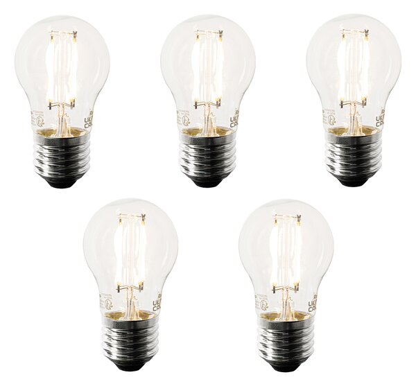 Set od 5 pametnih E27 LED žarulja P45 4.5W 470 lm 1800-4000K