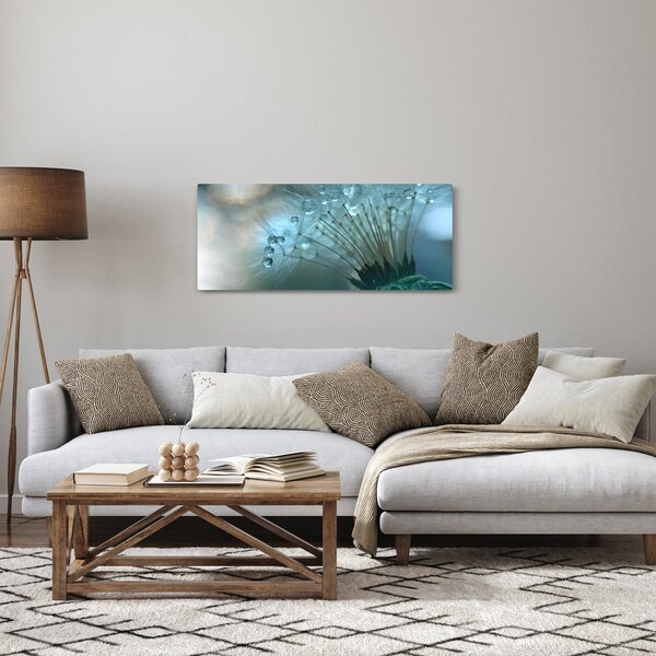 Slika - Maslačak - petrolej (120x50 cm)