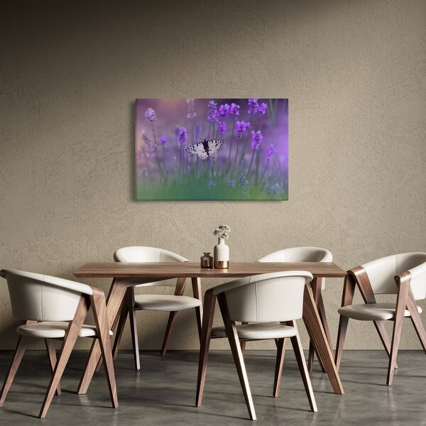 Slika - Leptir u lavandi (90x60 cm)