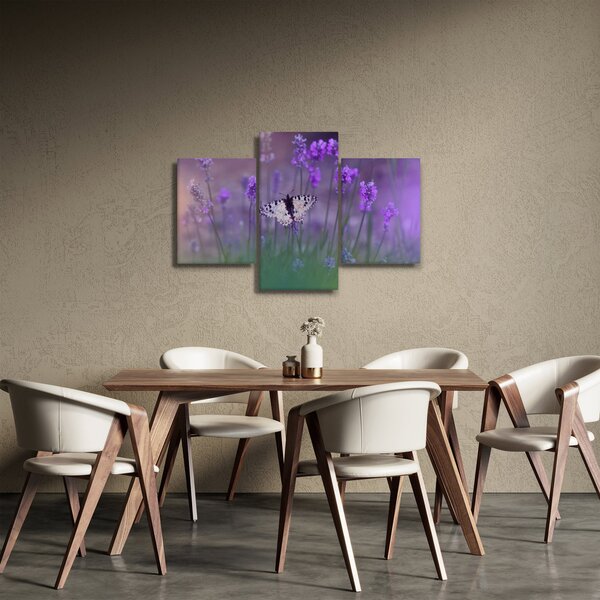 Slika - Leptir u lavandi (90x60 cm)