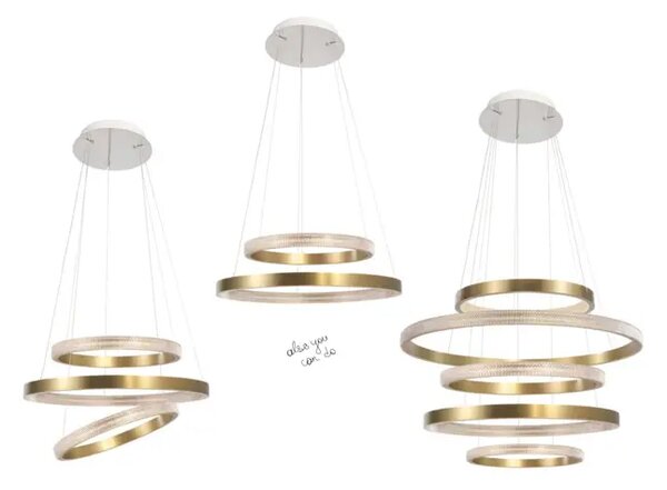 VEGAS VISILICA LED 18W/3000K/1020lm/IP20/ANTIQUE MESING NL86016808