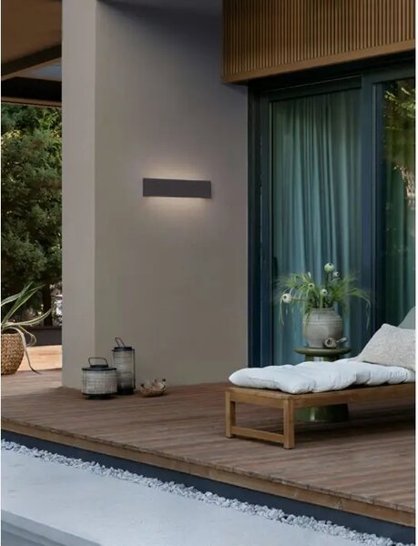 LUNA ZIDNA SVJETILJKA SIVA LED 11 Watt 100-265Volt 644lm 3000K IP65 NL9540235