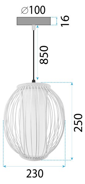 Stropni luster Bamboo APP1634-1CP