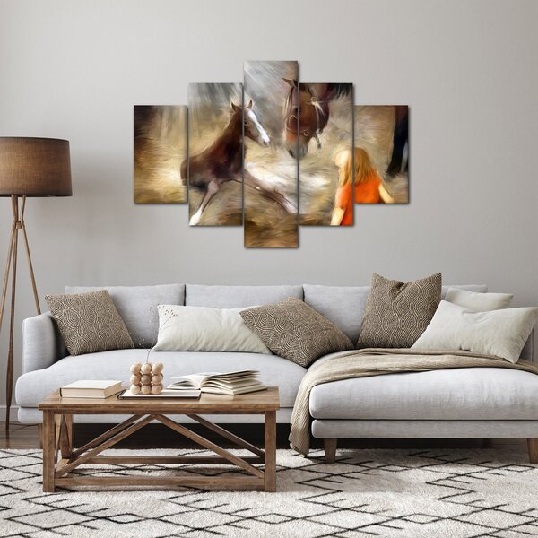 Slika - Dobrodošao u svijet, ždrijebe (150x105 cm)