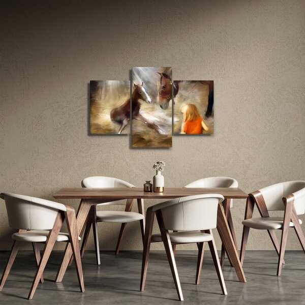 Slika - Dobrodošao u svijet, ždrijebe (90x60 cm)