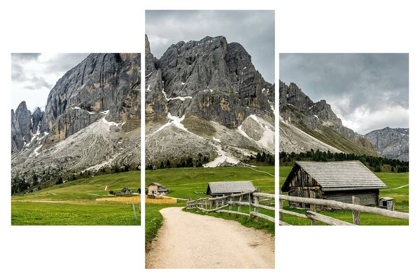 Slika - U austrijskim planinama (90x60 cm)