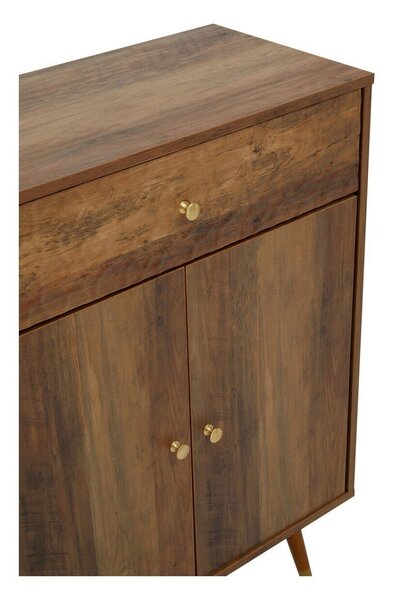 Komoda u tamnoj prirodnoj boji 70x94x35 cm Frida – Premier Housewares