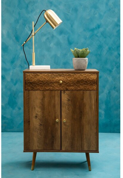Komoda u tamnoj prirodnoj boji 70x94x35 cm Frida – Premier Housewares