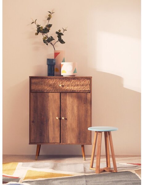 Komoda u tamnoj prirodnoj boji 70x94x35 cm Frida – Premier Housewares
