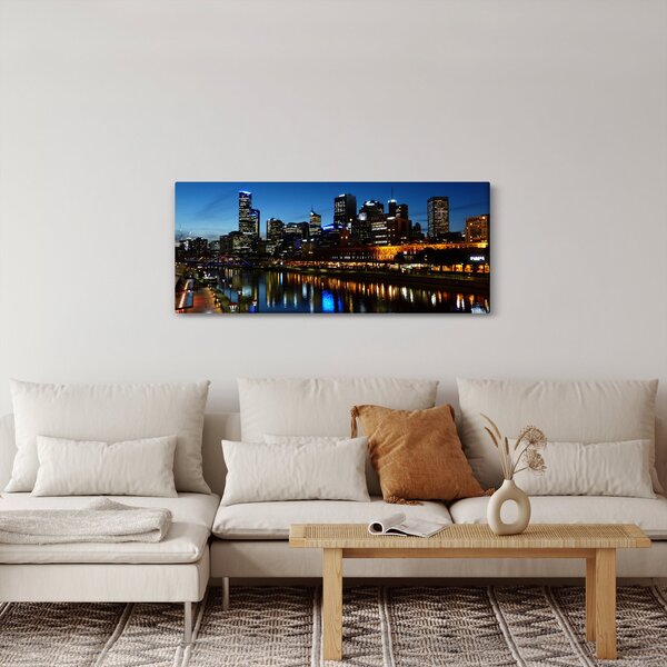 Slika noći u Melbourneu (120x50 cm)