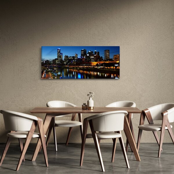 Slika noći u Melbourneu (120x50 cm)